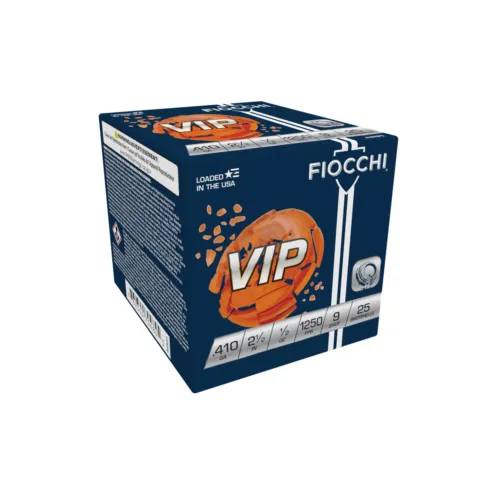 FIOCCHI VIP 410 GA 2 1/2″ #9 25RD BOX