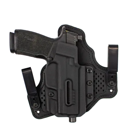 BLACK ARCH DUAL CLIP PROTOS M SIG P365 X MACRO OPTIC READY RH HOLSTER