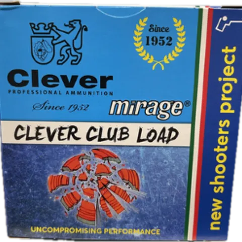 CLEVER MIRAGE CLUB LOAD 12GA #9 2.75″ 1OZ 1200 FPS 250 ROUND CASE