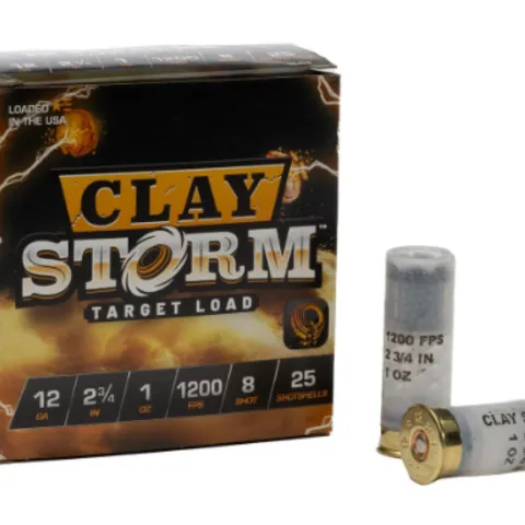 FIOCCHI 12 GA #8 1OZ 2.75″ 1200 FPS 25 ROUNDS