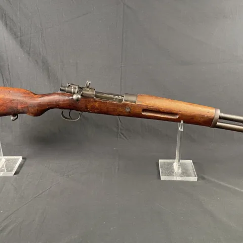 FABRICA DEARMAS CORUNA SPANISH MODEL FR8 308 18.5″ BLUED BOLT RIFLE, USED
